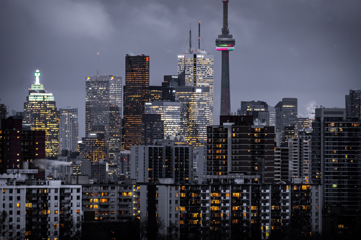 Modern city skyline